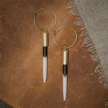 Common Form earrings as seen on Yellowstone worn by character Beth Dutton.